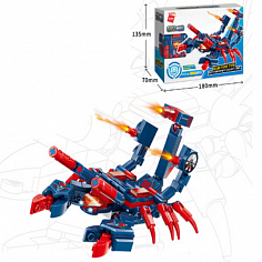 2081568 Конструктор пластик. Робот-скорпион (158 дет., в коробке) (41218) (Арт. 2081568)