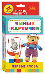 Росмэн 21008 Первые слова (Разв. карточки 0+)