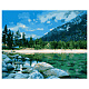 миниатюра LORI Рх-107 Картина по номерам холст на подрамнике 40*50см "Озеро Тахо"