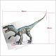 миниатюра 004Q-2 динозавр пластмассовый электротехнический