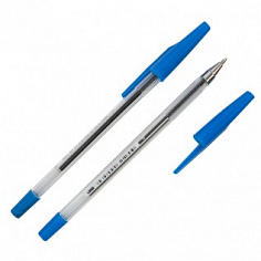 Ручка шариковая LITE "927". 0,7 мм. прозрачный корпус, синяя (BPRL01-B) (164032) (50/1000)