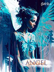 Gatto Rosso. Angel Sketchbook. Angel in Blue