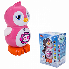 380-05006BH Игрушка на батарейках 7498 Пингвин рассказывает стихи,диктофон,