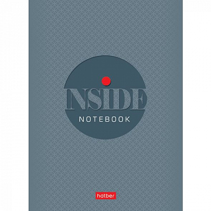 Фото товара 032162 Блокнот ХАТБЕР А6 "INSIDE", 36л., клетка, скоба (1/120) (32Б6B1) (032162)