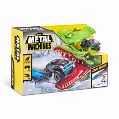 6718 Игровой набор Zuru Metal Machines с машинкой, трек "Крокодил"