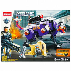 M38-B1060 (16) Конструктор пласт. робот с фигурками, 382дет. в русс. кор.
