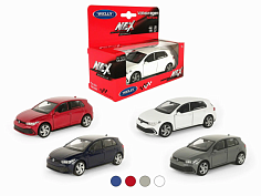 43615W Машинка WELLY 1:38 Volkswagen Scirocco, пруж. мех., цв. в асс.