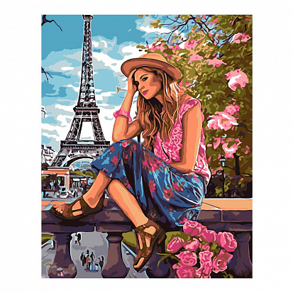 Фото LORI Рх-164 Картина по номерам холст на подрамнике 40*50см "Ароматы Франции"