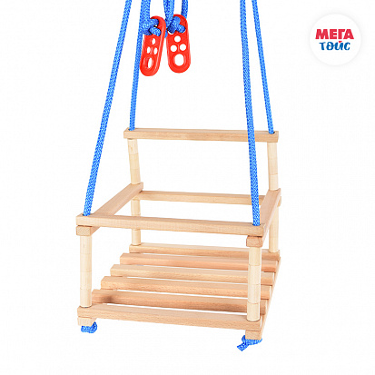 Фото товара МТ 40806 Качели подвесные деревянные 