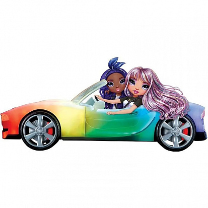 Фото Автомобиль Rainbow High Радужный кабриолет для куклы, меняющий цвет 574316