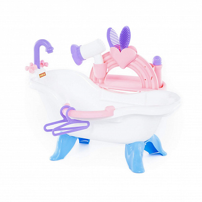 Фото товара ПОЛЕ47267 Набор для купания кукол №3 с аксессуарами (в пакете)