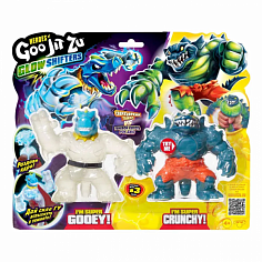 41006 Гуджитсу Игровой набор Тайро и Рок Джо Глоу Шифтерс тян фиг GooJitZu