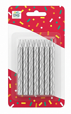 Свеча для торта 12 шт 8 см ОМ20010-95/3