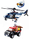 миниатюра M38-B0656 Конструктор пластиковый. SLUBAN Полиция. Погоня на вертолете (285 детали, 3 фигурки) Арт. 