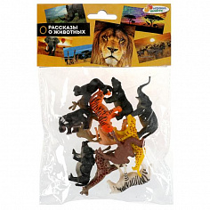 2005-5 Игрушка пластизоль животные африки, 12шт/пакет ИГРАЕМ ВМЕСТЕ