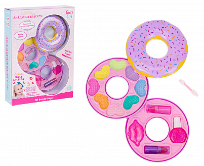 Фото товара IT107501 Косметика для детей "Girl's Club" в наборе: тени, губная помада, блеск для губ, лак для ног