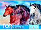 миниатюра ШТТП500-2711 TOPpuzzle. ПАЗЛЫ 500 элементов. ШТТП500-2711 ТРОЙКА ДИКИХ СКАКУНОВ