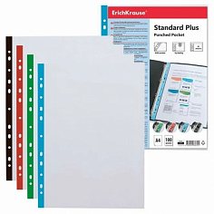 ЕК-46701 Файлы А4 40мкн прозр Fizzy Clear (1 шт) Erich Krause