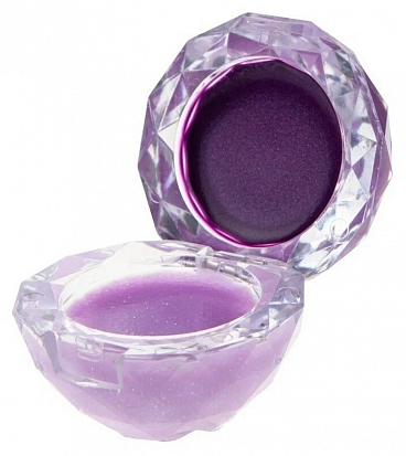 Фото Т20261 Lukky блеск для губ "Даймонд" 2 в 1 с ароматом конфет, цвет фиолетовый/нежно-сиреневый, 10 г 