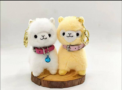 Мягкая игрушка Брелок Лама фото