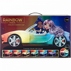 Автомобиль Rainbow High Радужный кабриолет для куклы, меняющий цвет 574316