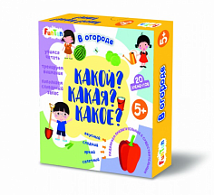 Ранок F1206002P - Настольная игра. Какой?Какая?Какое? - В огороде