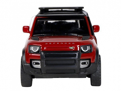 Фото 1251476JB Машинка металл. 1:43 2020 Land Rover Defender 110, красный, инерция, откр. двери, в/к 17,5