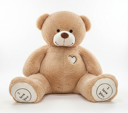 Фото товара Мягкая игрушка Медведь Ф160 см бежевый