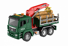 WY1122A Машина "Лесовоз" инерционный со звуком