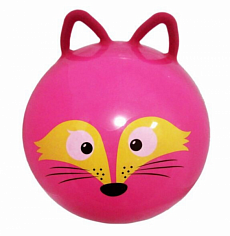 635193 Мяч прыгун 45 см Лисенок, с ушками