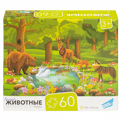 Фото товара RI6002 Игра детская настольная "60 Животные"