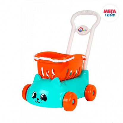 Фото товара МТ Т6924 Тележка для супермаркета с корзинкой