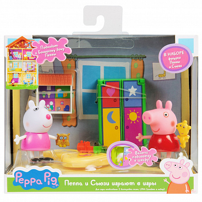 35355 Свинка Пеппа. Пеппа и Сьюзи играют в игры игр.наб.TM Peppa Pig фото