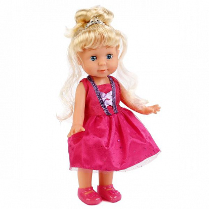 POLI-03-E-RU КУКЛА "КАРАПУЗ" БАЛЕРИНА 30СМ, НА БАТ ОЗВУЧ. (15 ПЕСЕН ШАИНСКОГО), В АССОРТ. В РУСС. КО фото