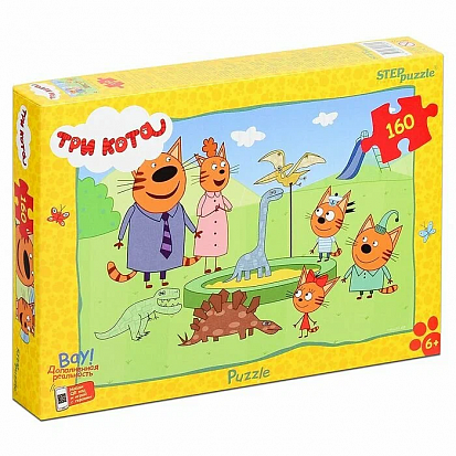 Фото товара 94162 Пазл 160 Три кота new 3 94162 Степ /24/