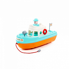 ПОЛЕ93851 Катер "Спасатель" (бирюзовый) (в сеточке)