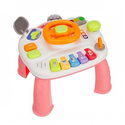 IT110574 Центр развивающий Elefantino "Веселые гонки": игровой столик (25*25*21см), пианино (ноты,см фото