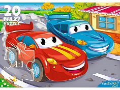 ПМ20-7317 МАКСИ-ПАЗЛЫ 20 элементов. КРУТЫЕ ВИРАЖИ (Арт. ПМ20-7317)