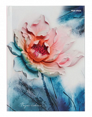 ПП-Б80-6757 Бизнес-блокнот А6 80л. РОСКОШНЫЙ ЦВЕТОК 7БЦ