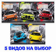 Х-12Т5В6(080077) Тетрадь 12л // с доп.горизонтальной "Автопанорама" Hatber