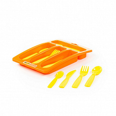 ПОЛЕ40701 Лоток со столовыми приборами "Алиса" на 4 персоны
