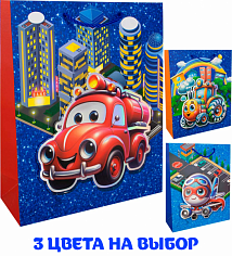 141V-1061 Пакет 32*26*10 см Машины 141V-1061