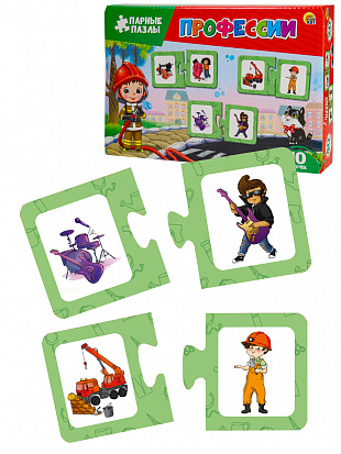 Фото товара ИН-4259 Парные пазлы. ПРОФЕССИИ Арт. (ИН-4259)