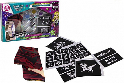Фото товара 200864435 Набор детской декоративной косметики (набор для макияжа + модные тату), TM LAPULLIKIDS