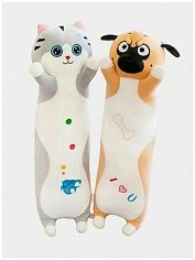 Мягкая игрушка кот/собака батон 2690 65см