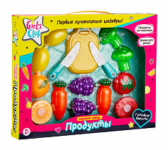 IT111002 Набор "Продукты Girl's club" на липучках, в/к 33*4*26 см