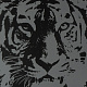 миниатюра LORI Гр-762 Скретчинг 30*40см Животные "Мудрый тигр"