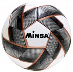 Т115813 Мяч футбольный, TPE, 410-420 г, 3 слоя, размер 5, MINSA.