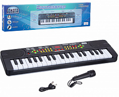 IT108897 Синтезатор "Sonata" 37 клавиш, запись, воспроизведение, микрофон, в/к 53*5*14 см