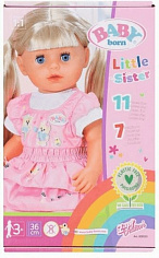 828533 Кукла-сестричка ZAPF Baby Born 36см